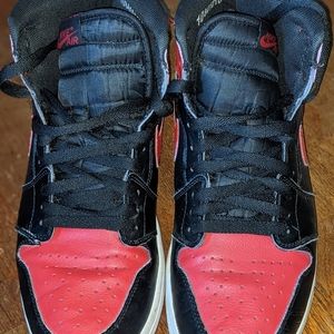 "banned" jordan 1s size 10 UA